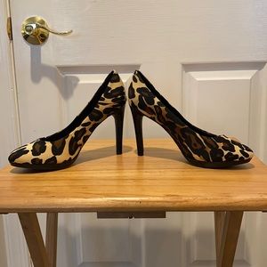 Mossimo Leopard Print Heels Size 8.5